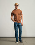 Camiseta Gola Alta Suedine Premium
