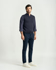 Colete Tricot Liso Gola V
