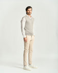 Colete Tricot Liso Gola V