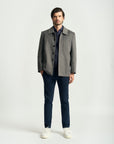 Overcoat Lã e Caxemira