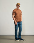 Camiseta Gola Alta Suedine Premium