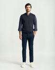 Colete Tricot Liso Gola V