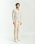 Camisa Listrada Linho Blend
