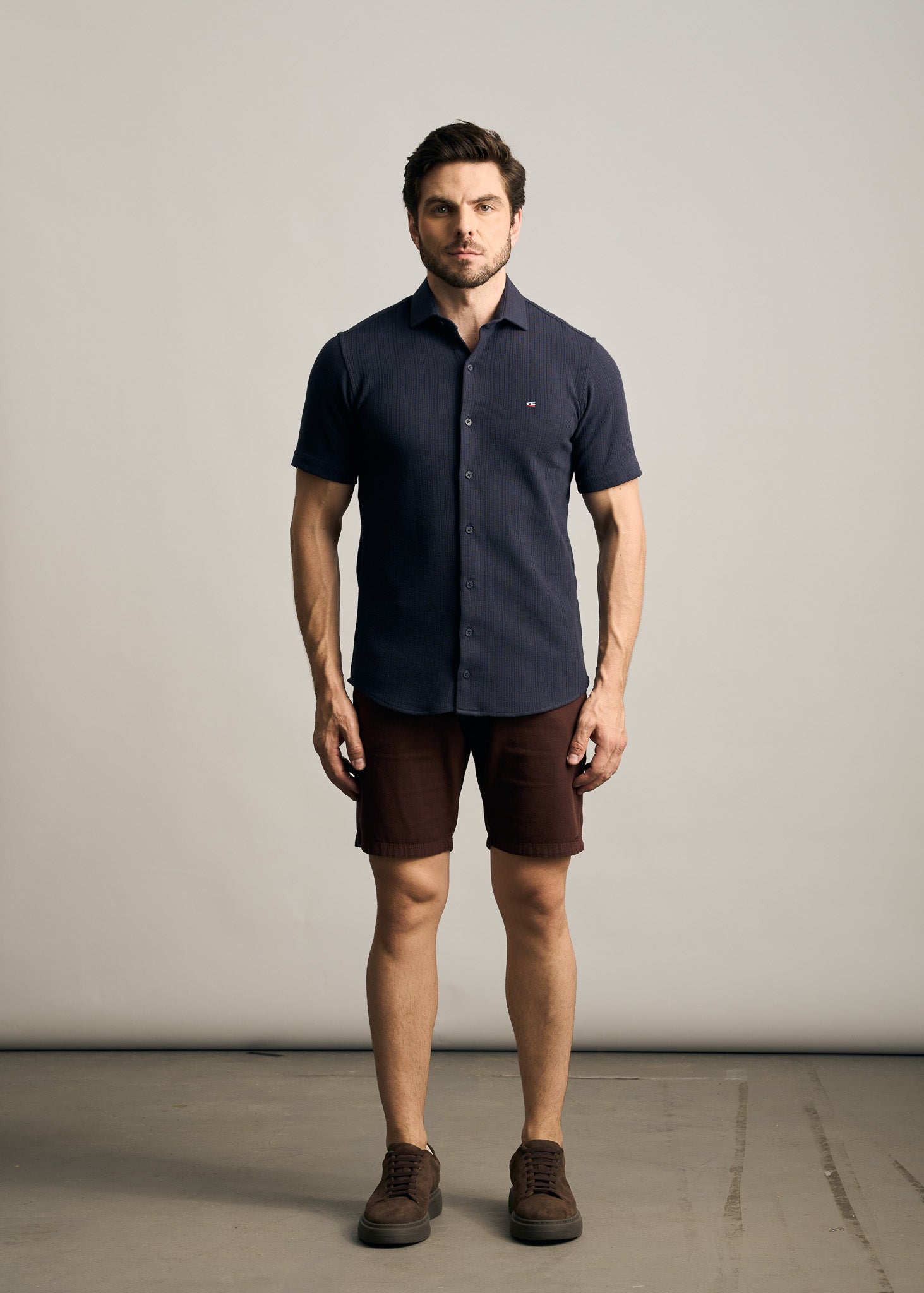 Camisa Manga Curta Tricô