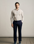 Camisa Tricoline Listrada