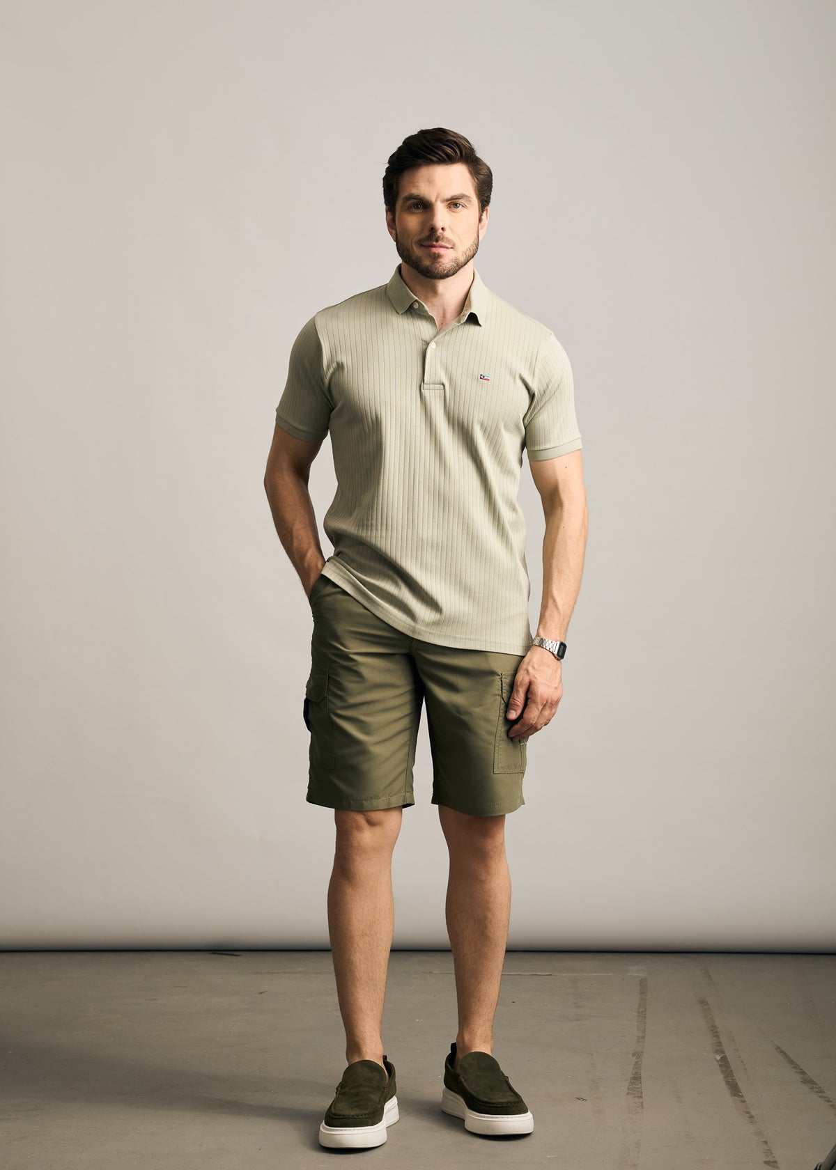 Polo Canelada Suedine
