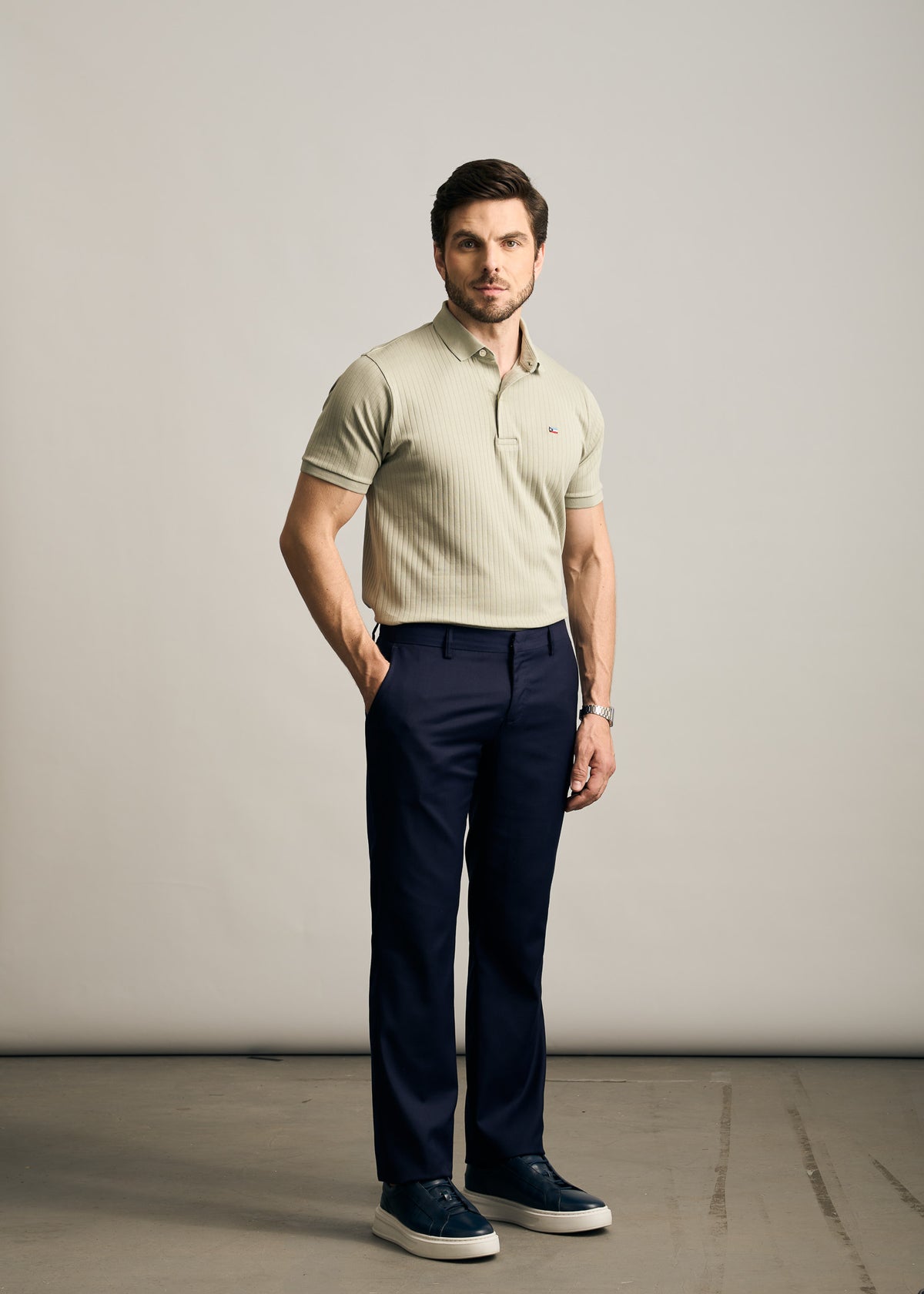 Polo Canelada Suedine