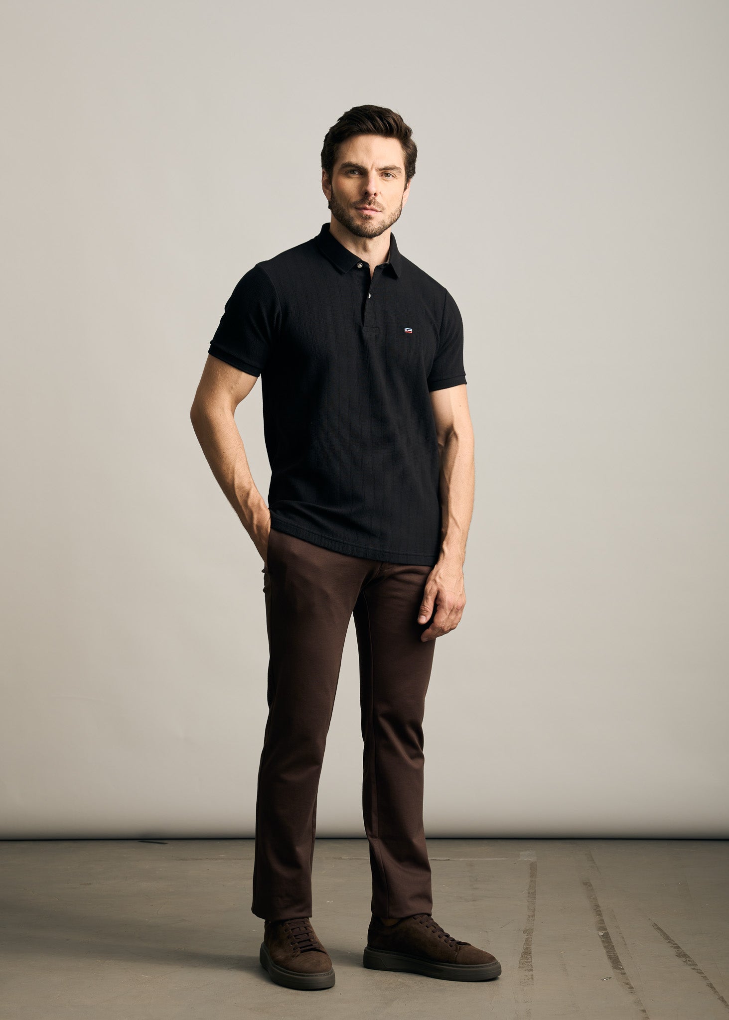 Polo Texturizada