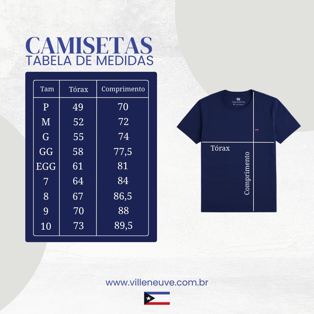Tabela de Medidas